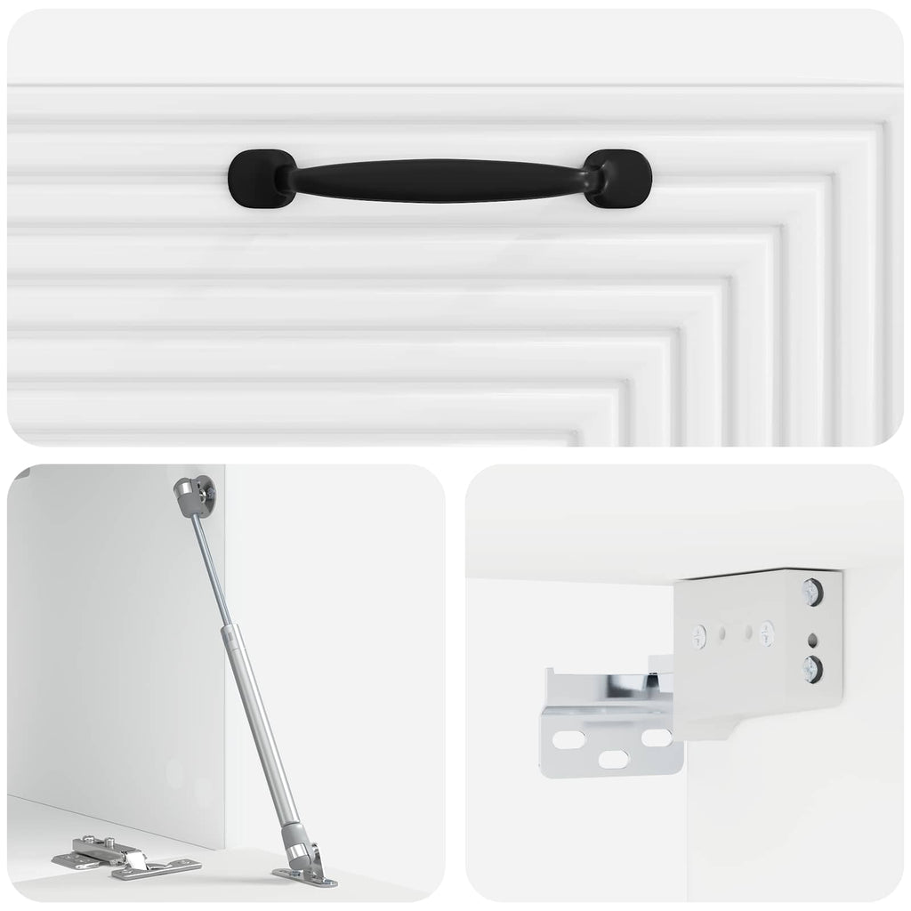 Mueble para TV de pared Brillante 59,5 x 31 x 30 cm