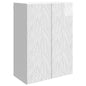 Armario de pared Blanco Brillante 33 x 34,5 x 90 cm