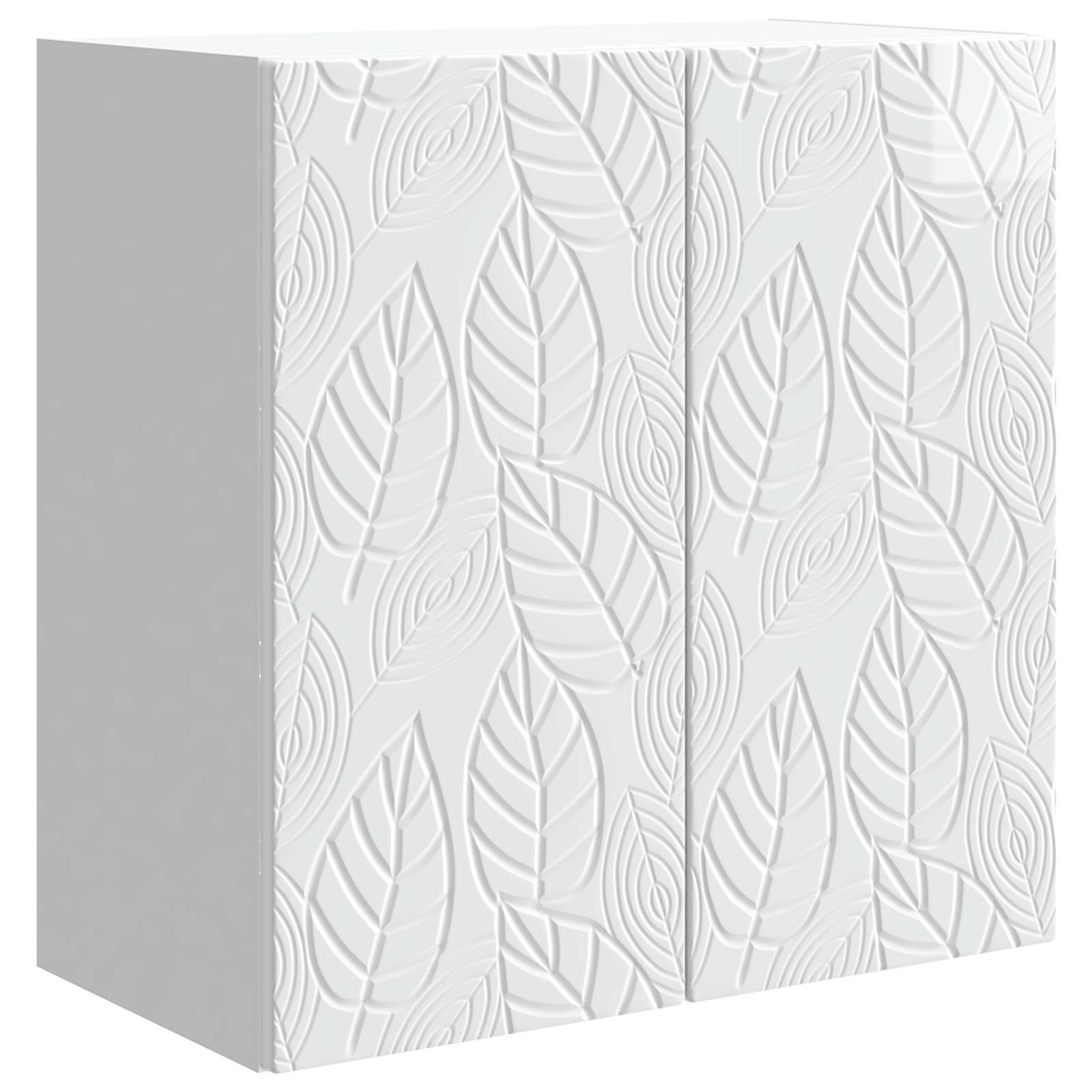 Armario de pared Blanco Brillante 33 x 34,5 x 90 cm