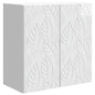 Armario de pared Blanco Brillante 33 x 34,5 x 90 cm
