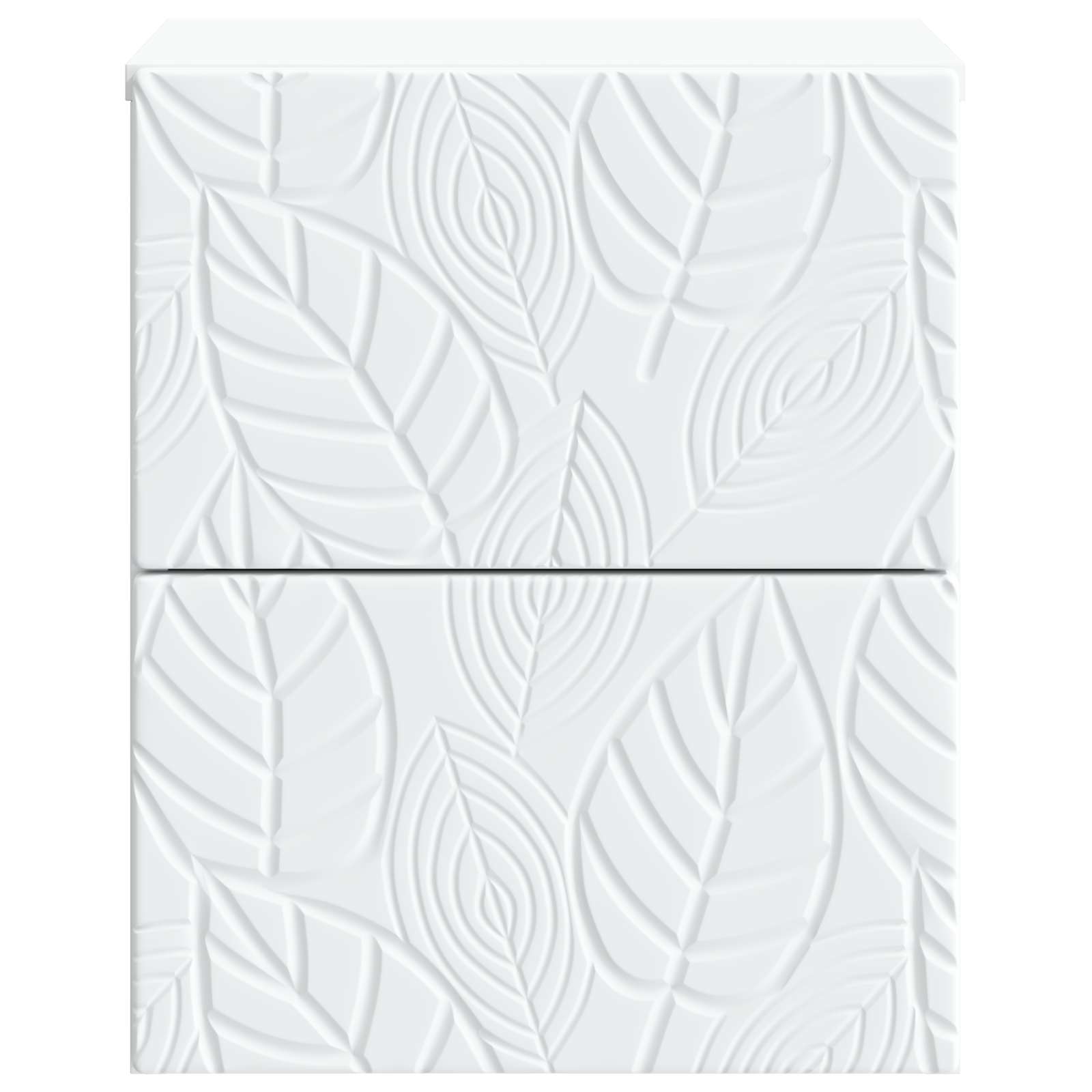 Mesita de Noche de Pared 2 pcs Blanco 34,5 x 33 x 40 cm