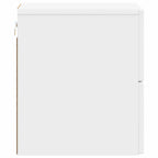 Mesita de Noche de Pared 2 pcs Blanco 34,5 x 33 x 40 cm