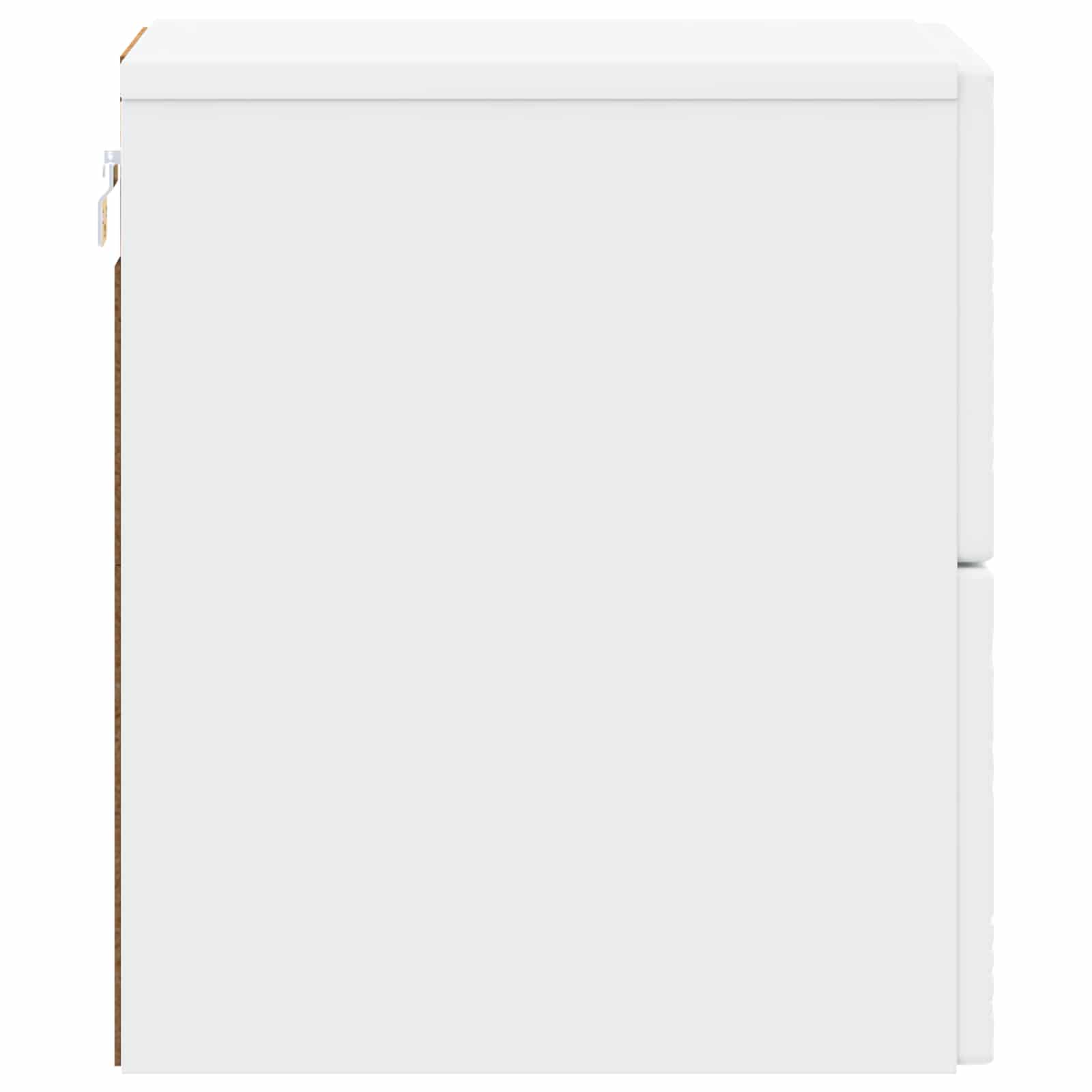 Mesita de Noche de Pared 2 pcs Blanco 34,5 x 33 x 40 cm