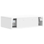 Mesa Lateral Montada en la Pared Blanco Brillante