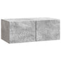 Mueble de TV de pared 59,5 x 31 cm Blanco Brillante