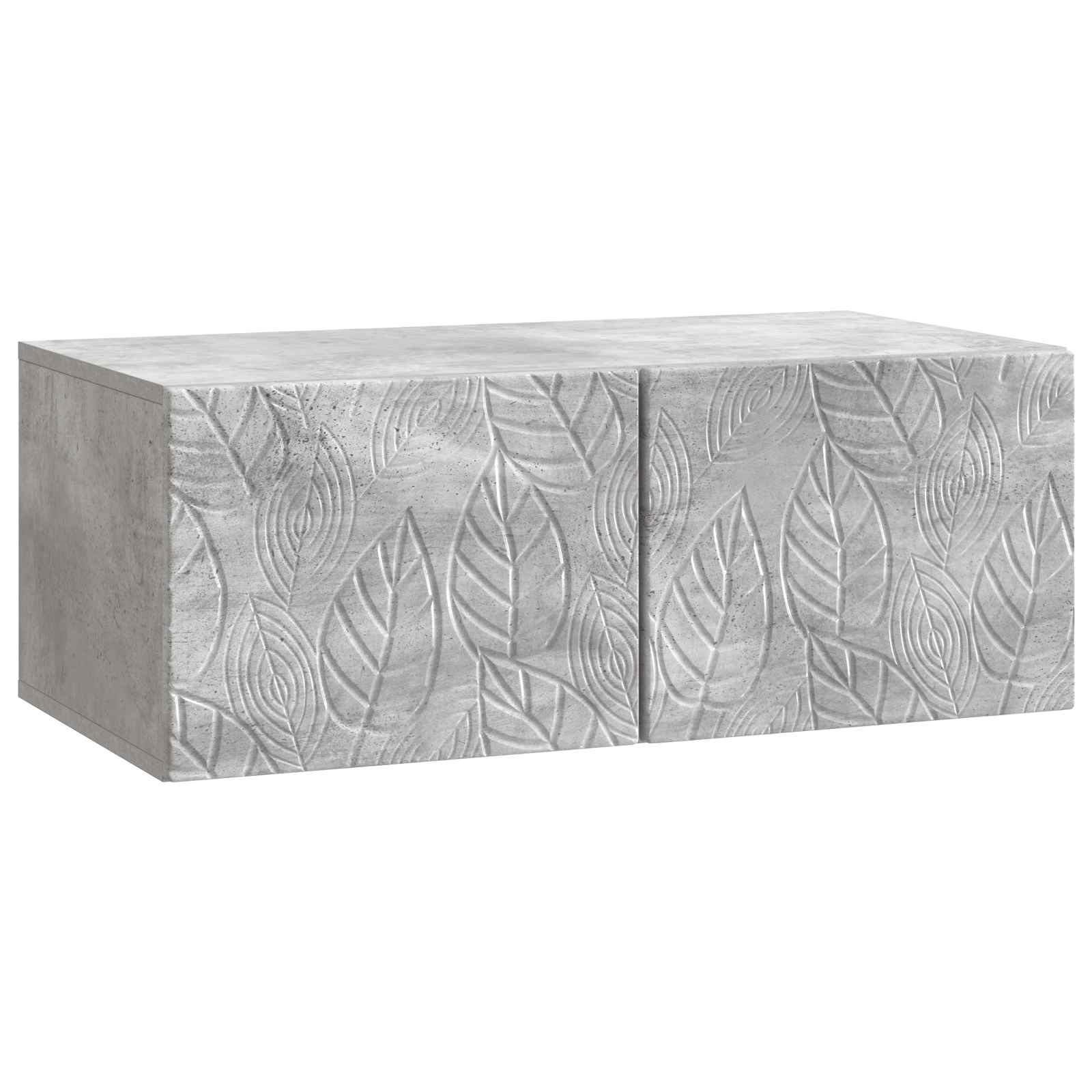Mueble de TV de pared 59,5 x 31 cm Blanco Brillante