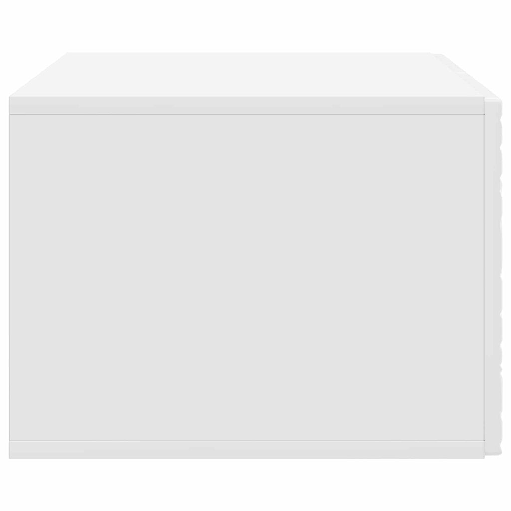 Mueble de TV de pared 59,5 x 31 cm Blanco Brillante
