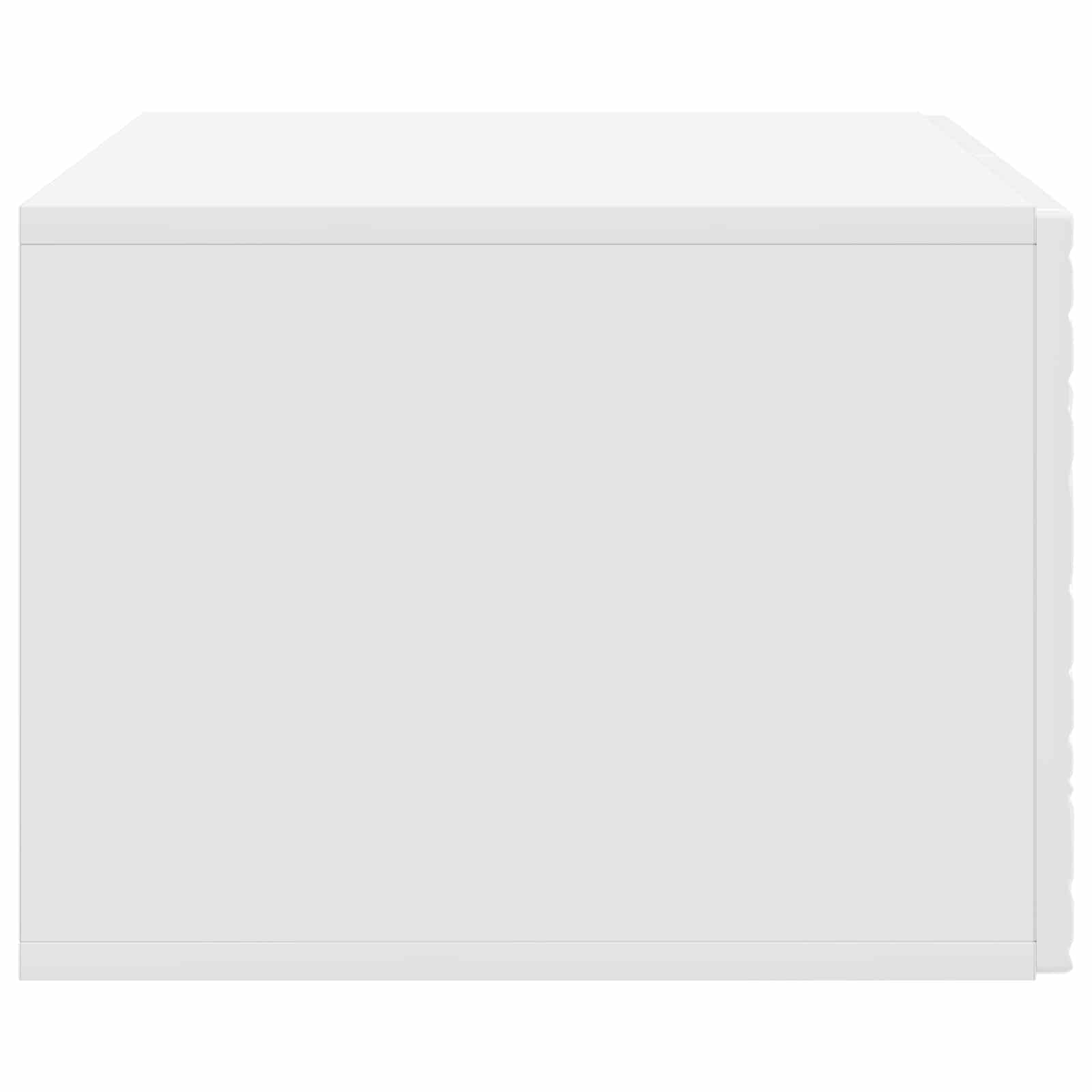 Mueble de TV de pared 59,5 x 31 cm Blanco Brillante