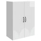 Armario de pared Blanco Brillante 33 x 34,5 x 90 cm