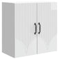 Armario de pared Blanco Brillante 33 x 34,5 x 90 cm
