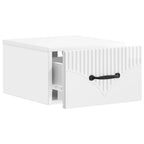 Mesita de Noche de Pared 2 pcs Brillante 34,5 x 33 x 20 cm