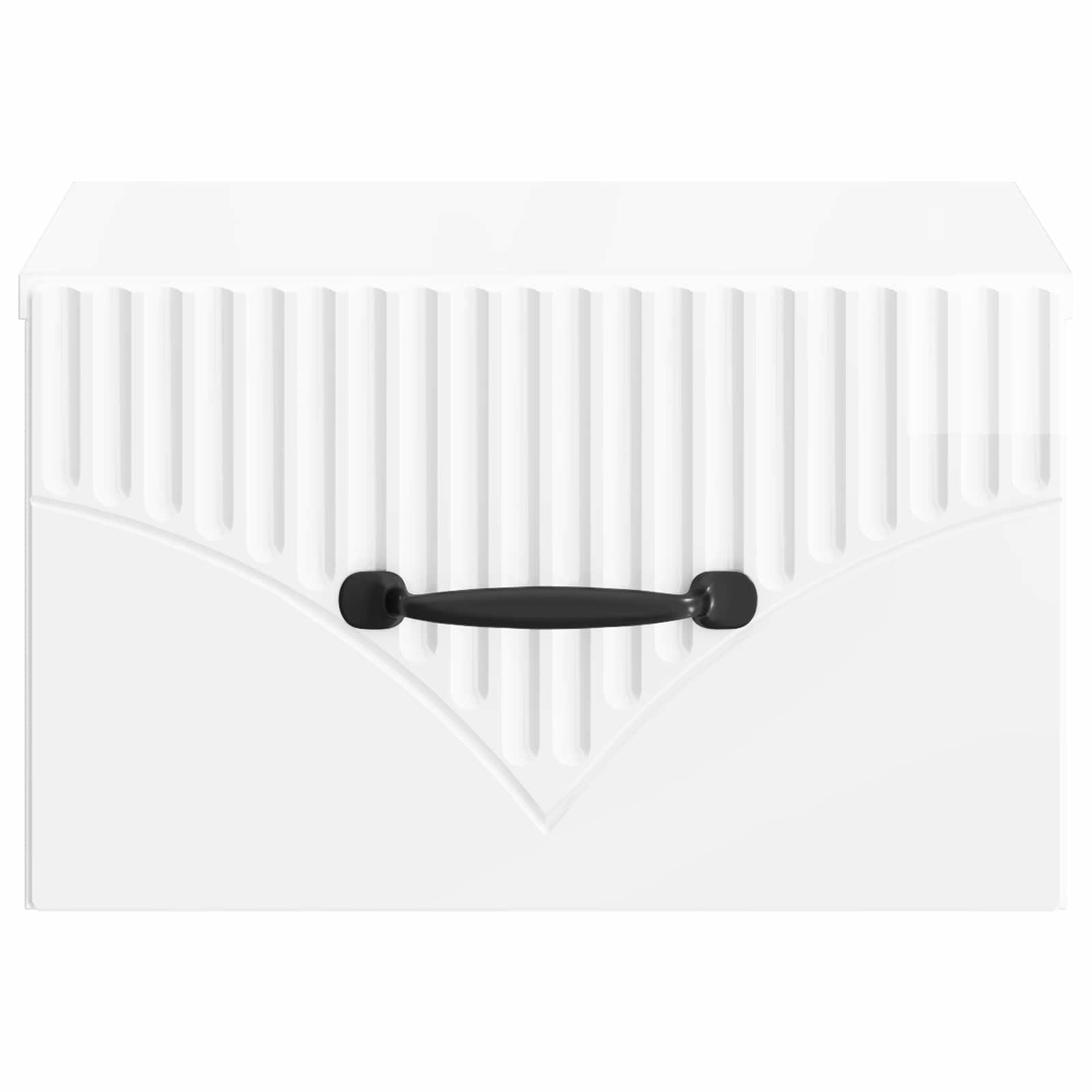 Mesita de Noche de Pared 2 pcs Brillante 34,5 x 33 x 20 cm