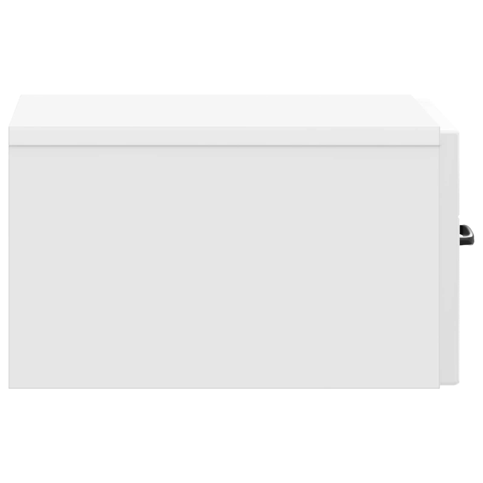 Mesita de Noche de Pared 2 pcs Brillante 34,5 x 33 x 20 cm