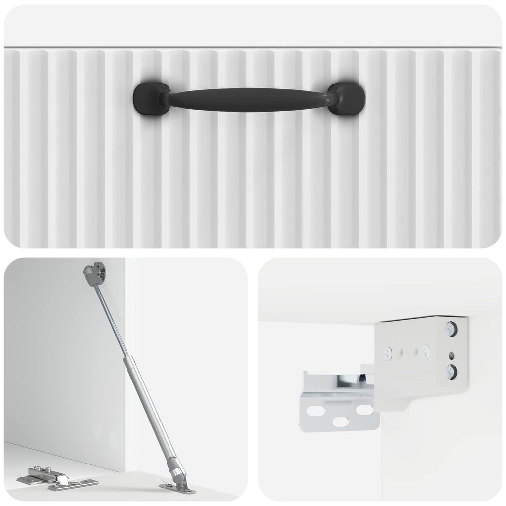 Mueble para TV de pared Brillante 59,5 x 31 x 30 cm