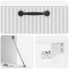 Mueble para TV de pared Brillante 59,5 x 31 x 30 cm