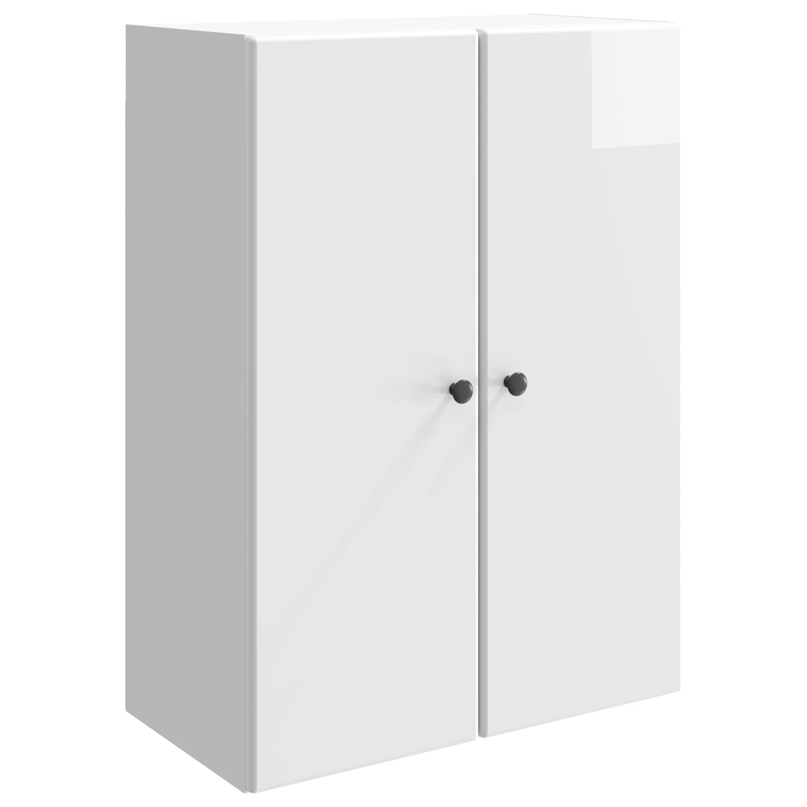 Armario de pared Blanco Brillante 33 x 34,5 x 90 cm