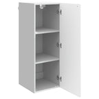 Armario de pared Blanco Brillante 33 x 34,5 x 90 cm