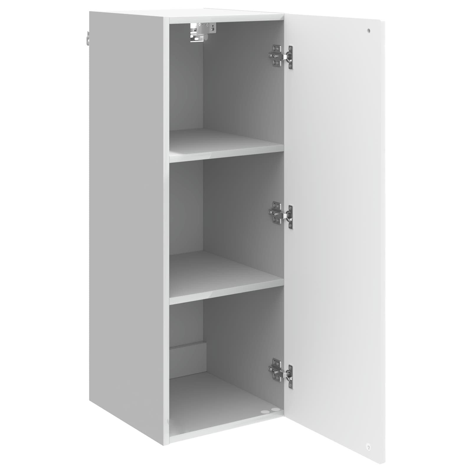 Armario de pared Blanco Brillante 33 x 34,5 x 90 cm