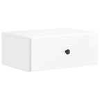 Mesita de Noche de Pared 2 pcs Brillante 49 x 34,5 x 20 cm