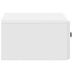 Mesita de Noche de Pared 2 pcs Brillante 49 x 34,5 x 20 cm