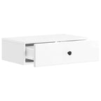 Mesa Lateral Montada en la Pared Brillante 59 x 34,5 x 17 cm