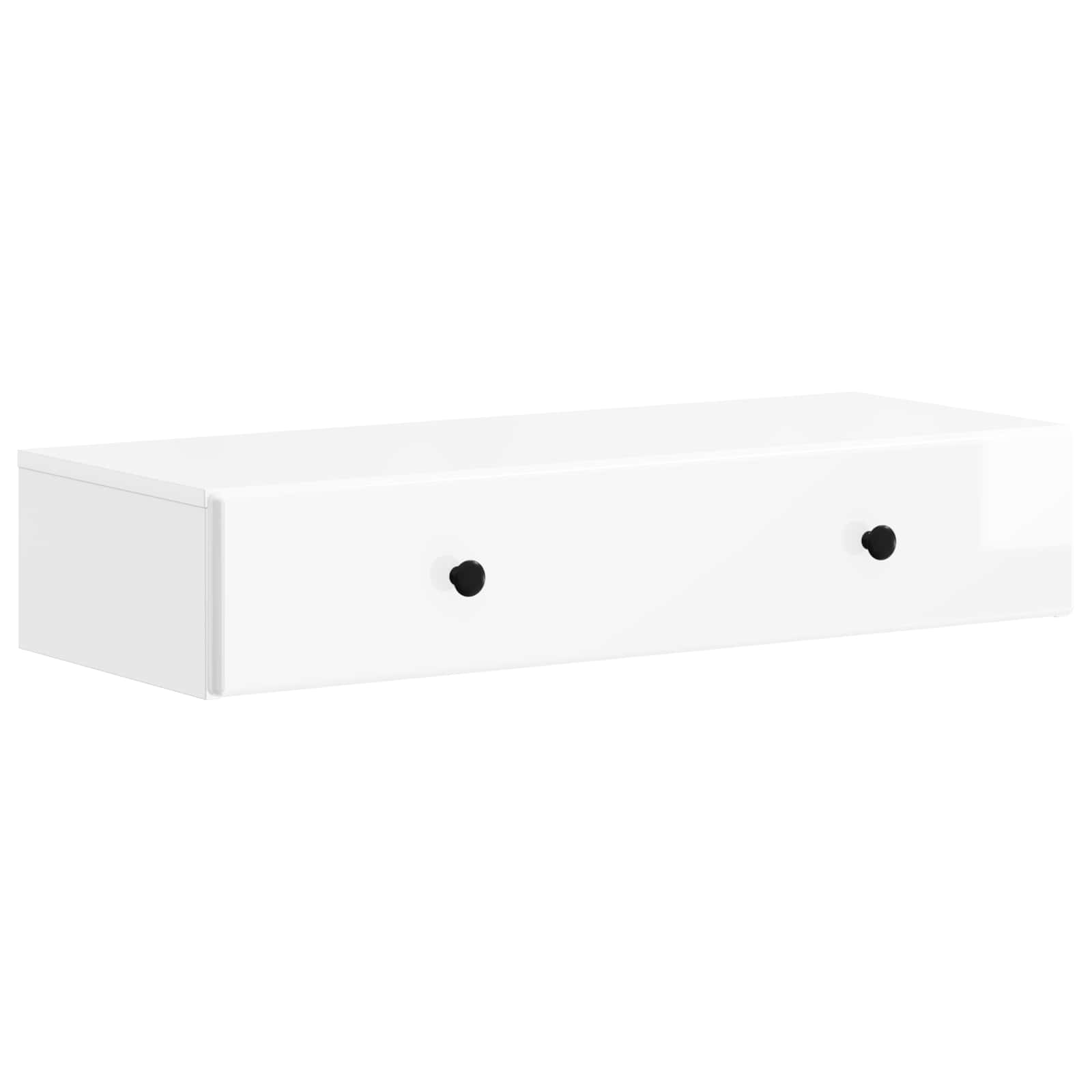 Mesa Lateral Montada en la Pared Brillante 59 x 34,5 x 17 cm