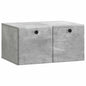 Mueble de TV de pared 59,5 x 31 x 30 cm Blanco Brillante