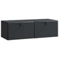 Mueble de TV de pared 59,5 x 31 x 30 cm Blanco Brillante