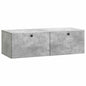 Mueble de TV de pared 59,5 x 31 x 30 cm Blanco Brillante