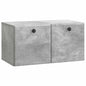 Mueble de TV de pared 59,5 x 31 x 30 cm Blanco Brillante