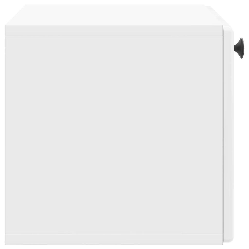 Mueble de TV de pared 59,5 x 31 x 30 cm Blanco Brillante