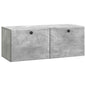 Mueble de TV de pared 59,5 x 31 x 30 cm Blanco Brillante
