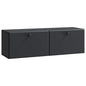 Mueble de TV de pared 59,5 x 31 x 30 cm Blanco Brillante