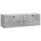 Mueble de TV de pared 59,5 x 31 x 30 cm Blanco Brillante