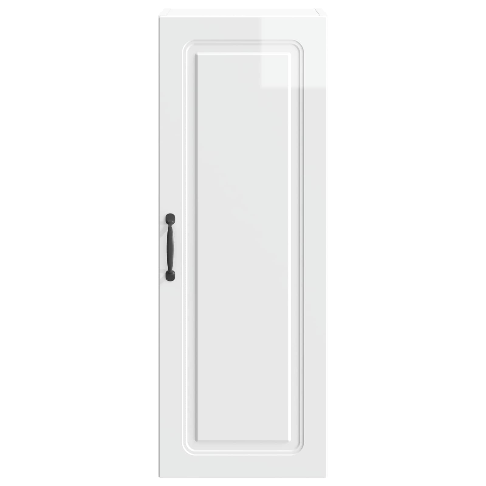 Armario de pared Blanco Brillante 33 x 34,5 x 90 cm
