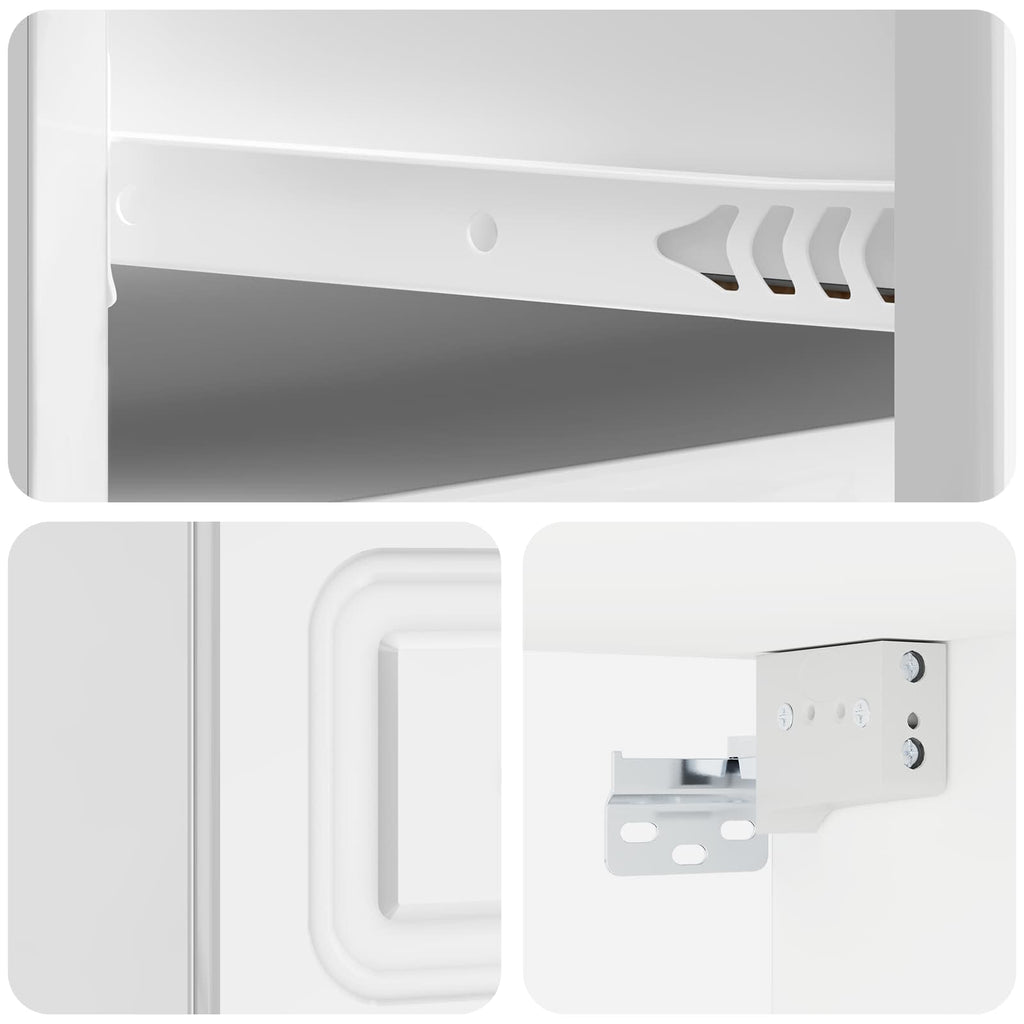 Mesita de Noche de Pared 2 pcs Brillante 34,5 x 33 x 20 cm