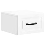 Mesita de Noche de Pared 2 pcs Brillante 34,5 x 33 x 20 cm