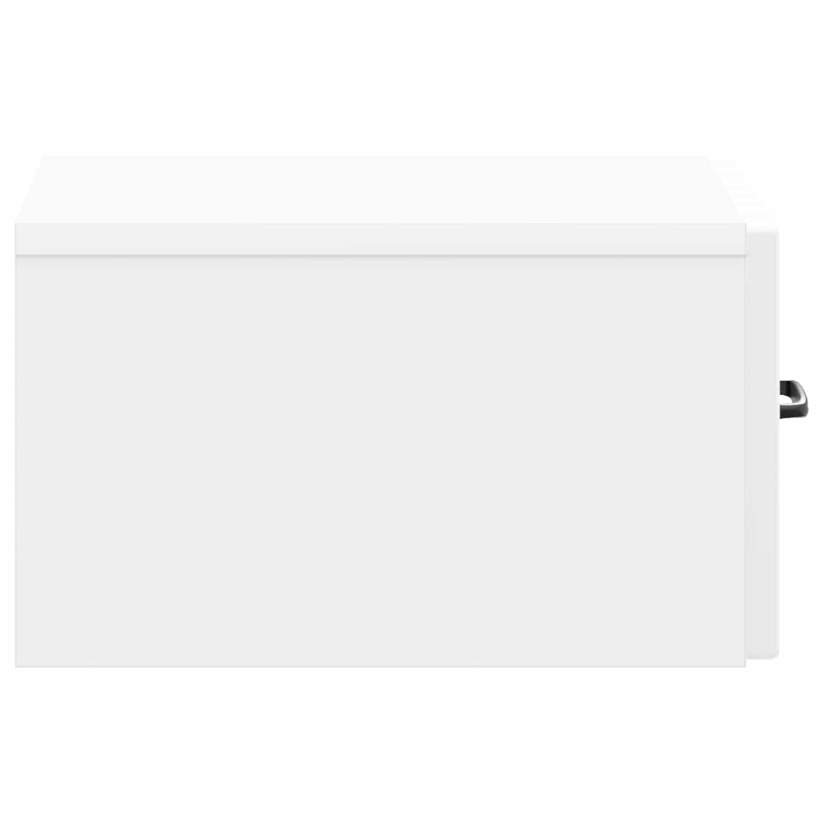 Mesita de Noche de Pared 2 pcs Brillante 34,5 x 33 x 20 cm