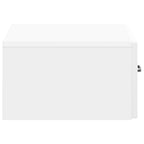 Mesita de Noche de Pared 2 pcs Brillante 49 x 34,5 x 20 cm