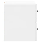 Mesita de Noche de Pared 2 pcs Brillante 34,5 x 33 x 40 cm