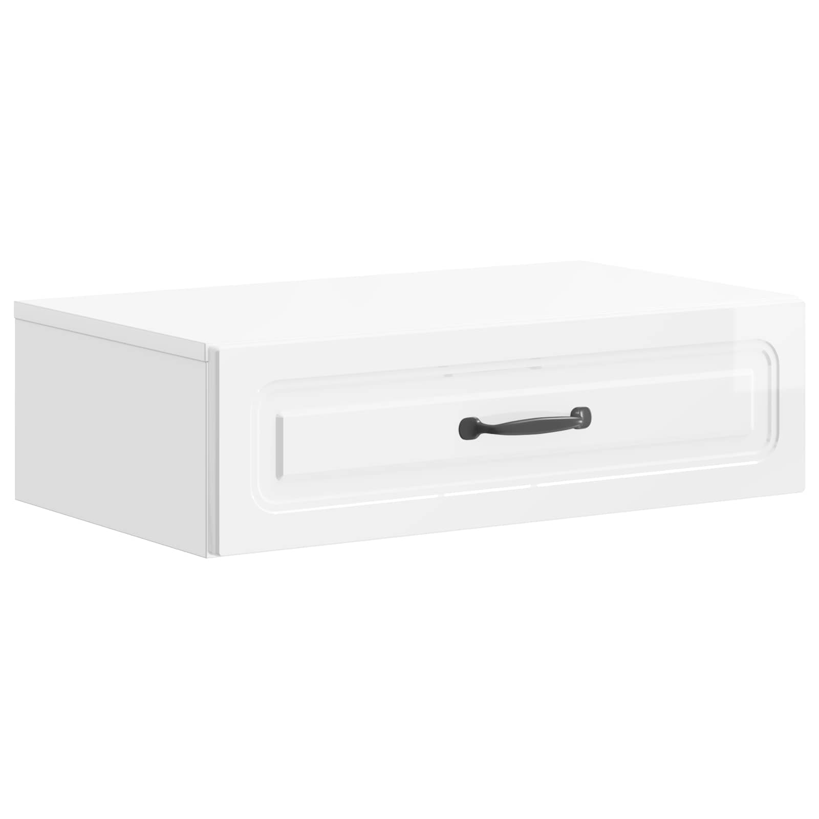 2-piece Cabinet Set High Gloss White 66 x 34.5 x 90 cm