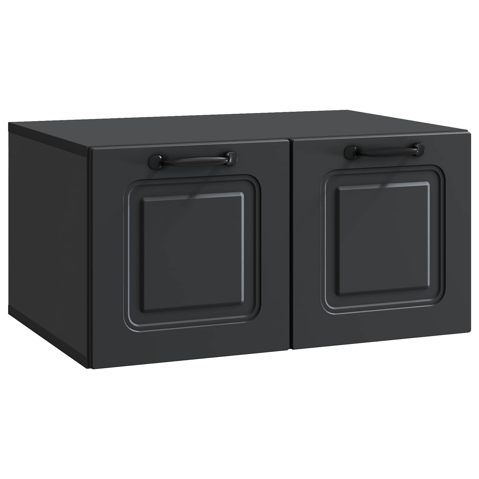 Glossy wall-mounted TV cabinet 59.5 x 31 x 30 cm