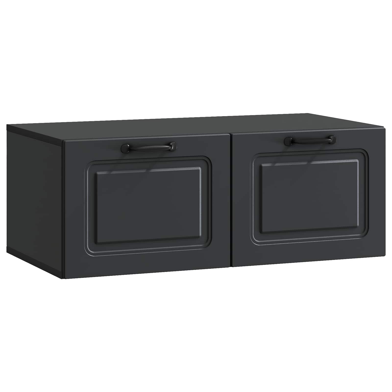Glossy wall-mounted TV cabinet 59.5 x 31 x 30 cm
