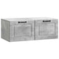 Glossy wall-mounted TV cabinet 59.5 x 31 x 30 cm