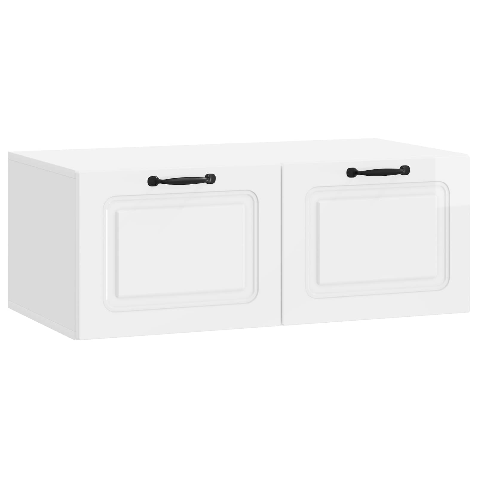 Glossy wall-mounted TV cabinet 59.5 x 31 x 30 cm