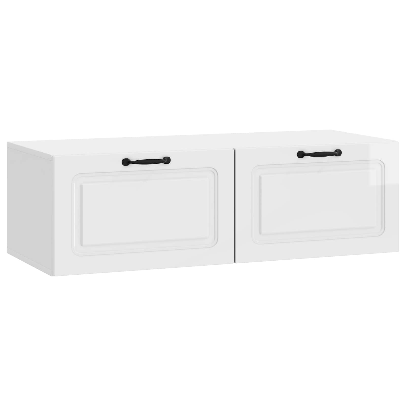 Glossy wall-mounted TV cabinet 59.5 x 31 x 30 cm