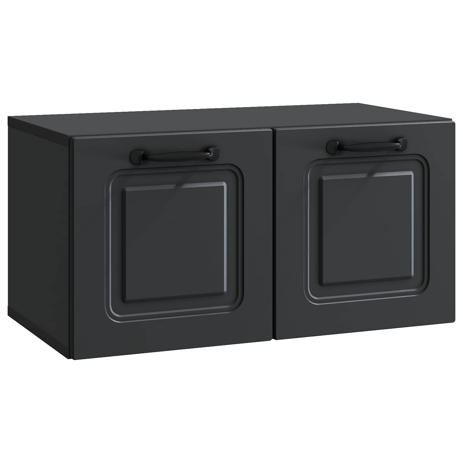 Glossy wall-mounted TV cabinet 59.5 x 31 x 30 cm