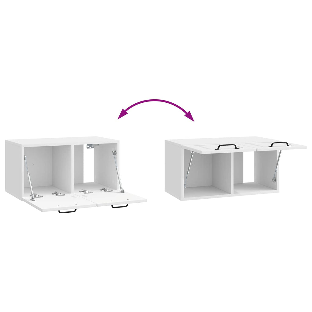 Mueble para TV de pared Brillante 59,5 x 31 x 30 cm