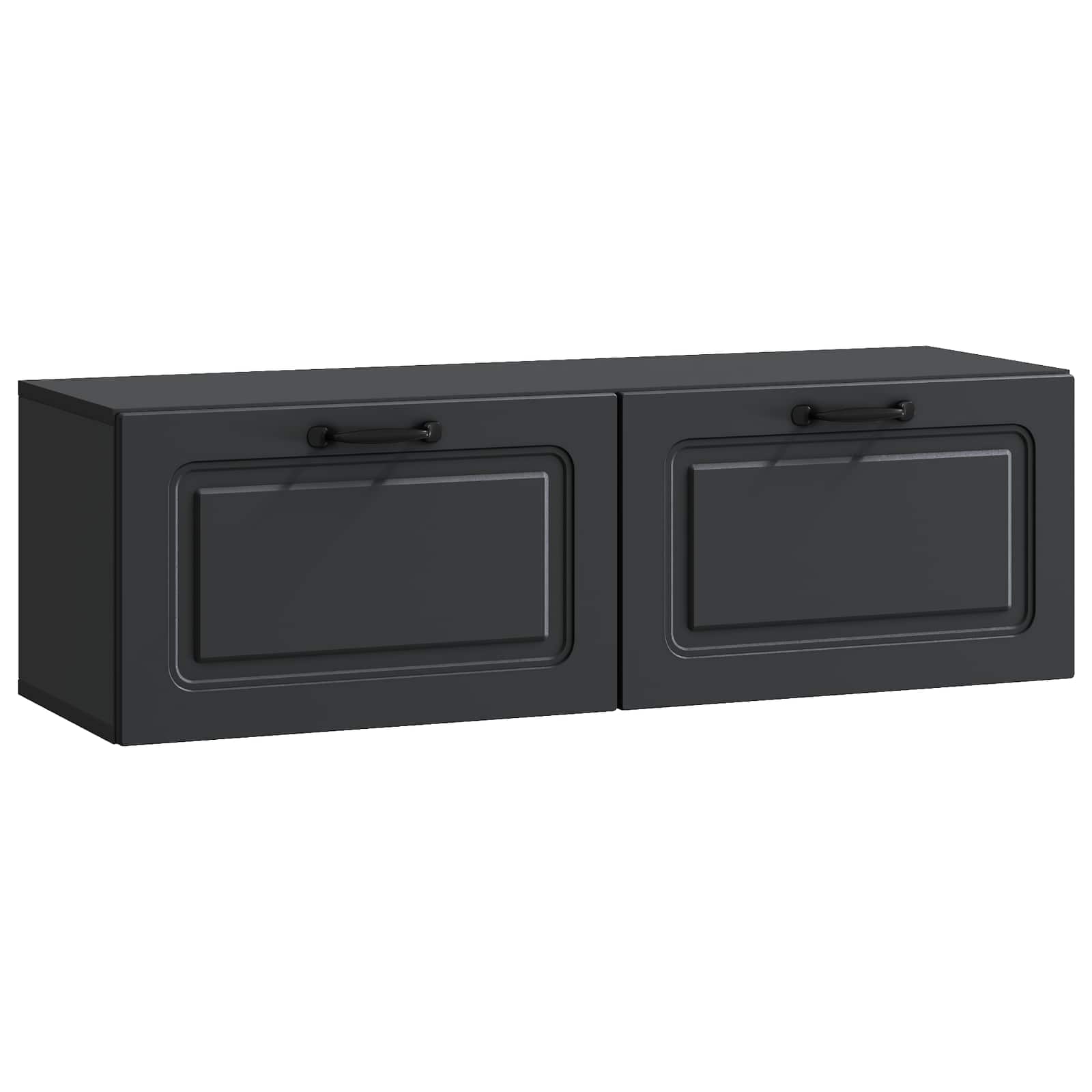 Glossy wall-mounted TV cabinet 59.5 x 31 x 30 cm