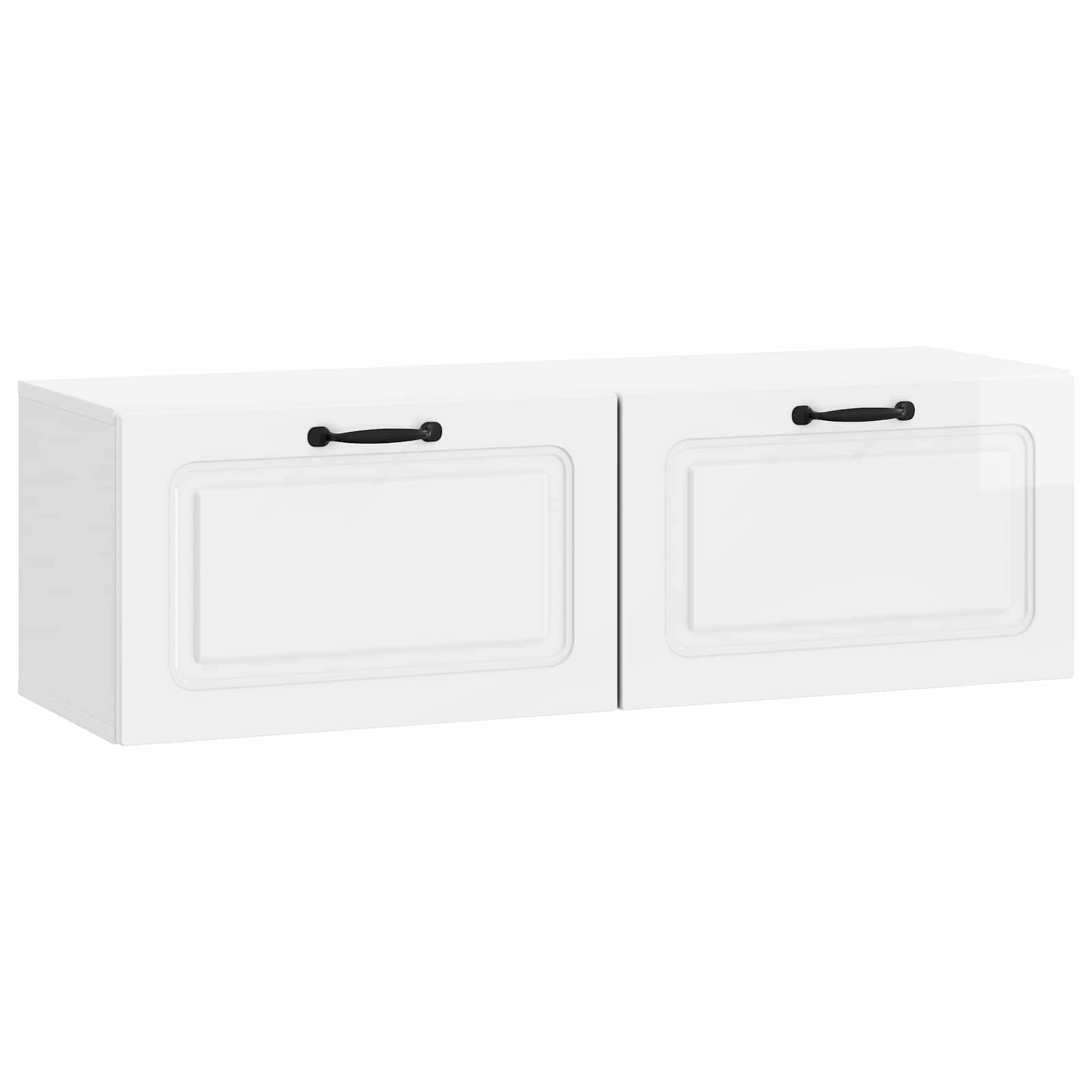 Glossy wall-mounted TV cabinet 59.5 x 31 x 30 cm